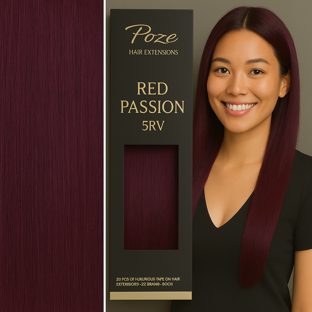 Micro Ring Extensions Standard - 5RV Red Passion