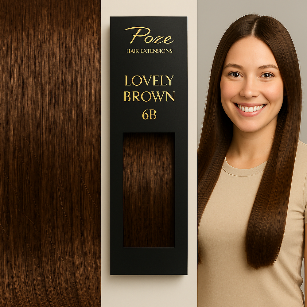 Micro Ring Extensions Premium - 6B Lovely Brown