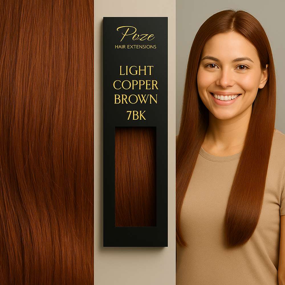 Keratin / Nail Hair Standard - 7BK Light Copper Brown