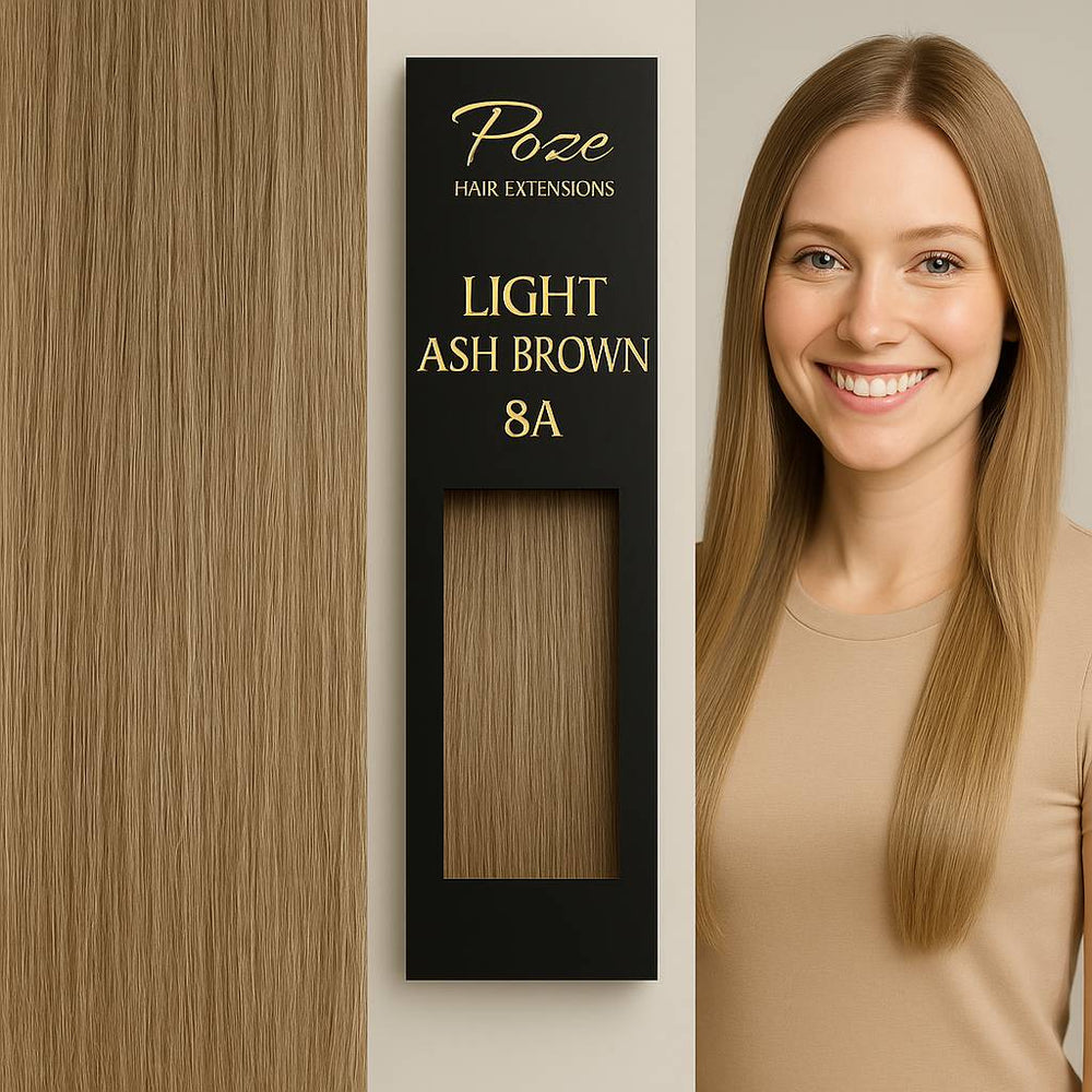Micro Ring Extensions Standard - 8A Light Ash Blonde