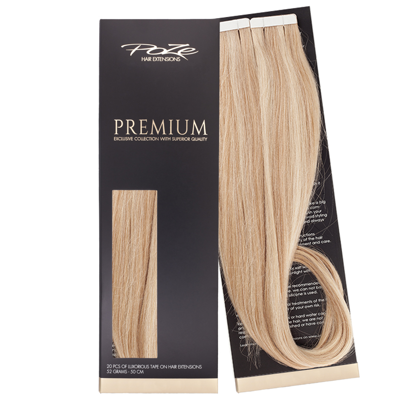 Poze Premium Tape On Extensions - 52g Glam Blonde 10B/11N - 50cm