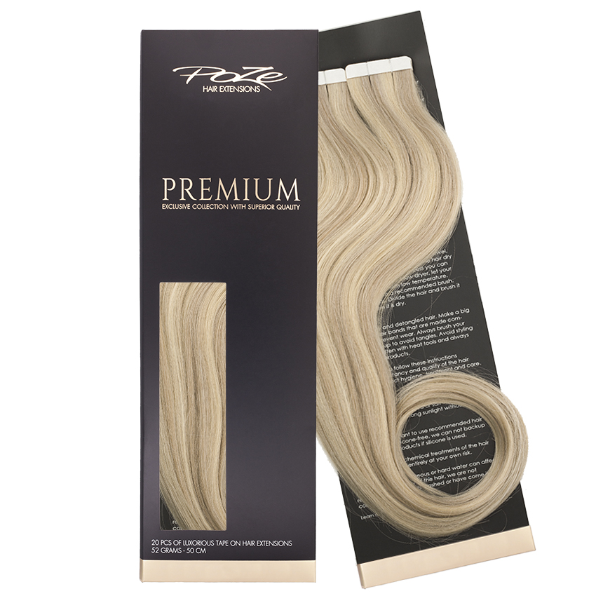 Poze Premium Tape On Extensions - 52g Sensation Blonde 10NV/10V - 60cm