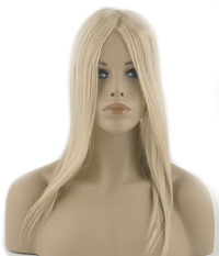 Poze Standard Äkta Löshår Top Piece - 60g Blonde Sensation 10NV/10V - 40cm