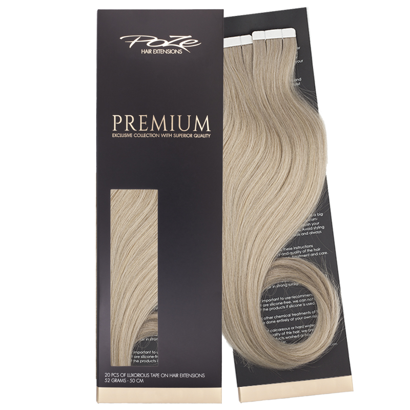 Poze Premium Tape On Extensions - 52g Cool Blonde 10V - 60cm