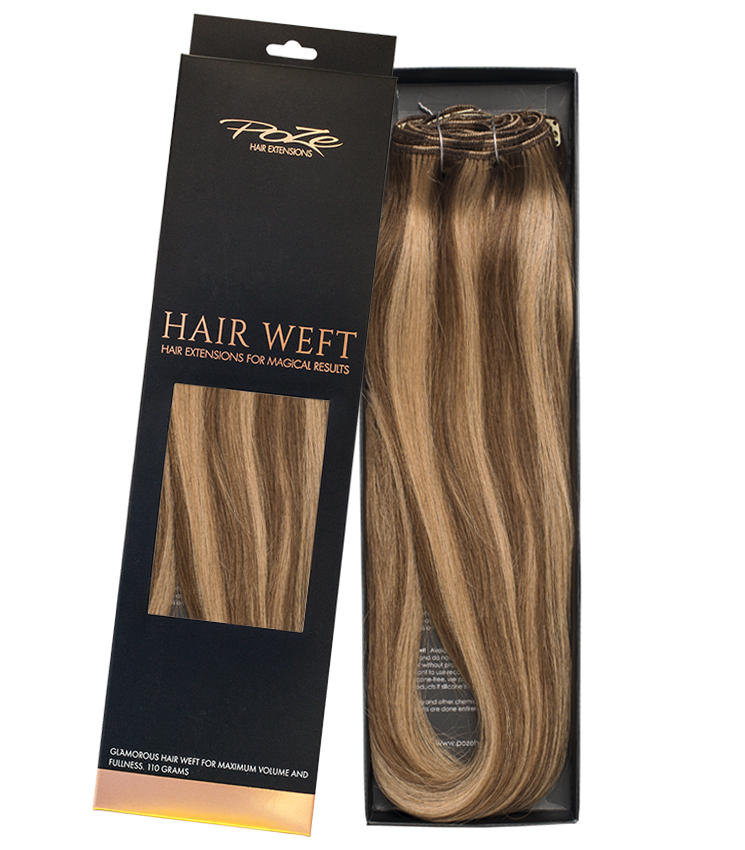 Poze Standard Hairweft - 110g Sandy Brown Mix 10B/7BN - 50cm