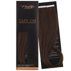 Poze Standard Tape On Extensions - 52g Chocolate Brown 4B - 40cm