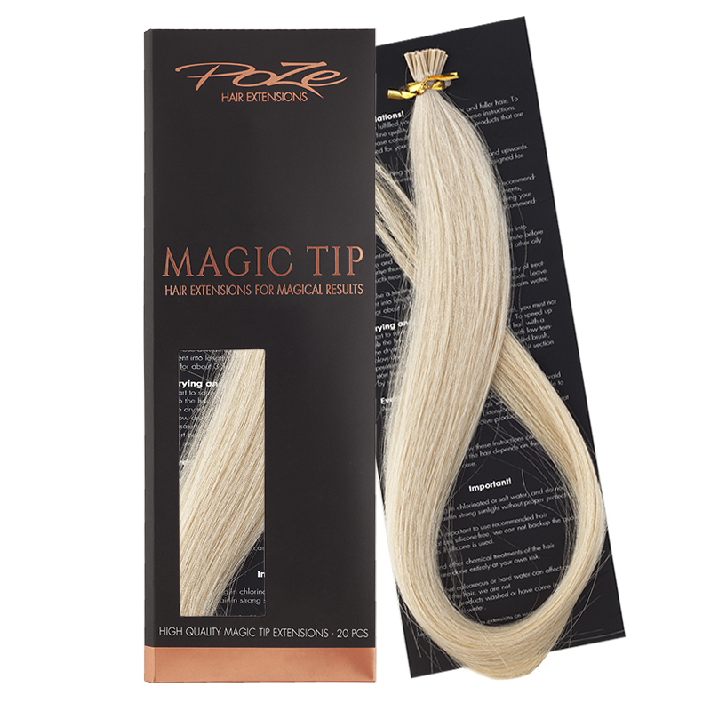 Poze Standard Magic Tip Extensions Pure Blonde 12A - 50cm