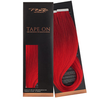 Poze Standard Tape On Extensions - 50g Bright Red 8R - 60cm