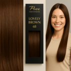 Poze Standard Tape On Extensions - 50g Lovely Brown 6B - 50cm