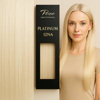 Poze Premium Keratin Extensions Platinum 12NA - 40cm - 50g