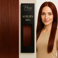 Poze Standard Keratin Extensions Auburn 4RG - 50cm - 17g