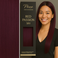 Poze Premium Keratin Extensions Red Passion 5RV - 50cm - 17g