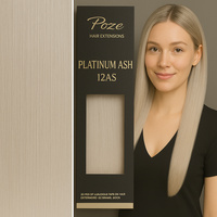 Poze Premium Keratin Extensions Platinum Ash 12AS - 50cm - 17g