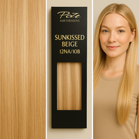 Poze Standard Keratin Extensions Sunkissed Beige 12NA/10B - 50cm - 17g