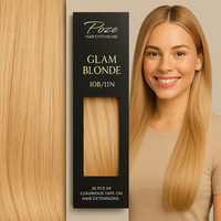 Poze Standard Löshår Clip & Go Miss Volume - 220g Glam Blonde 10B/11N - 55cm