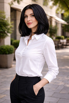 Poze Standard Tape On Extensions - 50g Midnight Black 1N - 40cm