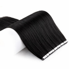Poze Standard Tape On Extensions - 50g Midnight Black 1N - 30cm